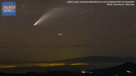 Comet Neowise Timelapse Video Captured By W M Keck Observatory