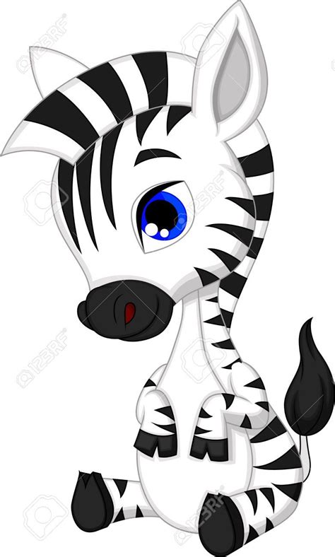 24336463 Cute Baby Zebra Cartoon Stock Vector 781