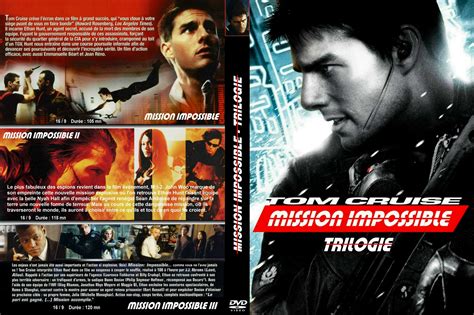 Jaquette Dvd De Mission Impossible Trilogie Custom Cinéma Passion