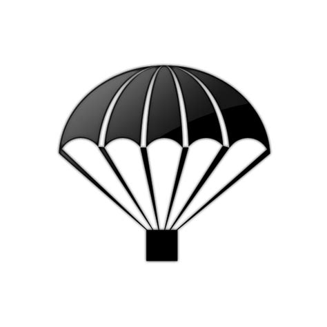 Parachute Png Black Clip Art Library