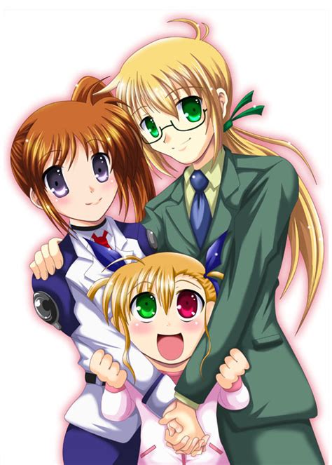 Takamachi Nanoha Vivio Yuuno Scrya Lyrical Nanoha Mahou Shoujo