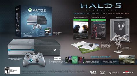 Xbox One 1tb Console Limited Edition Halo 5 Guardians Bundle Mercado