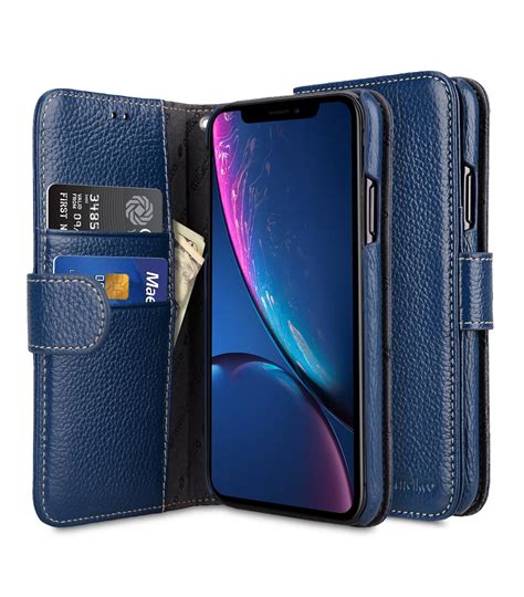 There is an apple wallet shortcut! Premium Leather Case for Apple iPhone XR - Wallet Book Type