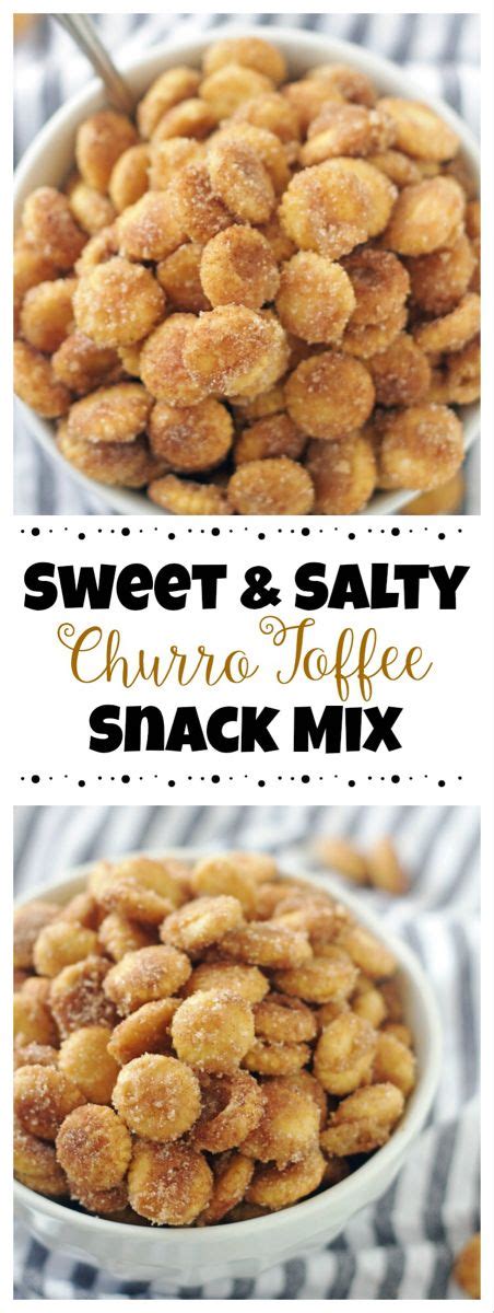 Sweet And Salty Churro Toffee Snack Mix Recipe With Images Salty