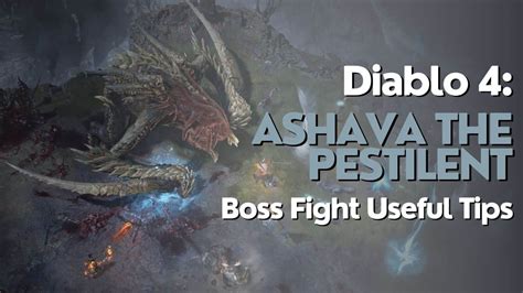 Diablo 4 Ashava The Pestilent Boss Fight Tips And Tricks