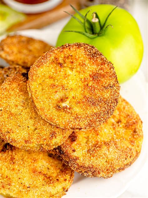 Air Fryer Fried Green Tomatoes My Air Fryer Kitchen