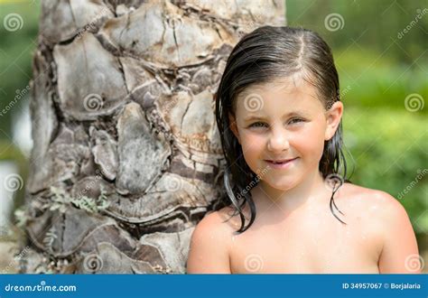 Little Girl Stock Image Image Of Eyes Focus Brown 34957067