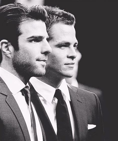 Chris Pine And Zachary Quinto Beautiful Men Beautiful People Lovely Celebrities Male Celebs