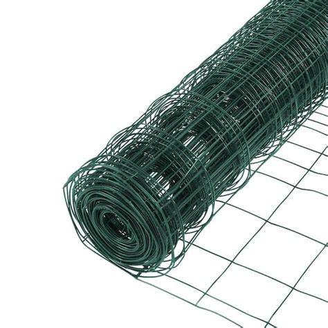 Everbilt 2 13 Ft X 50 Ft Green Pvc Coated Welded Wire 308376eb The