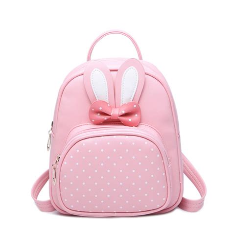 Mini Small Backpacks For Teenage Girls Bunny Cute Backpack Women