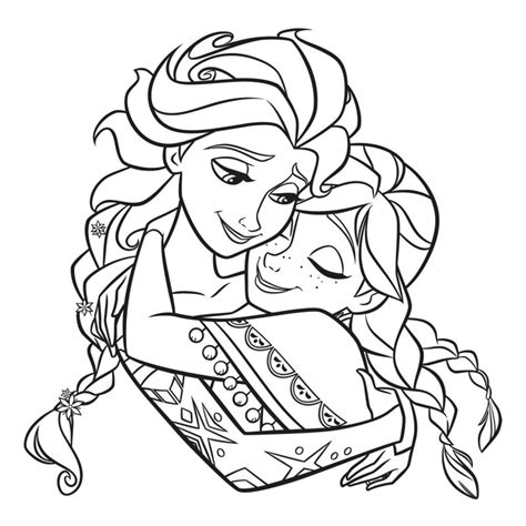 4 planse de colorat frozen regatul de gheata. Desene cu Elsa și Ana de colorat, planșe și imagini de ...