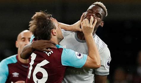 Paul Pogba And Mark Noble Clash During West Ham Vs Man Utd But What Happened After Football