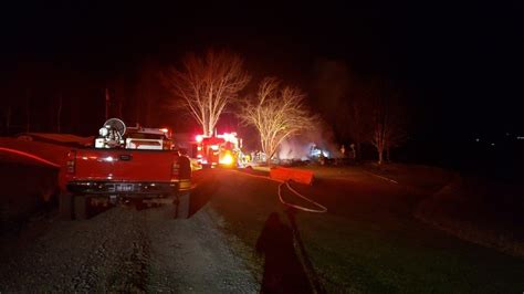 Wv Apparatus Crash Responding To Structure Fire Firefighter Close
