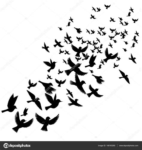 Birds Silhouette At Getdrawings Free Download