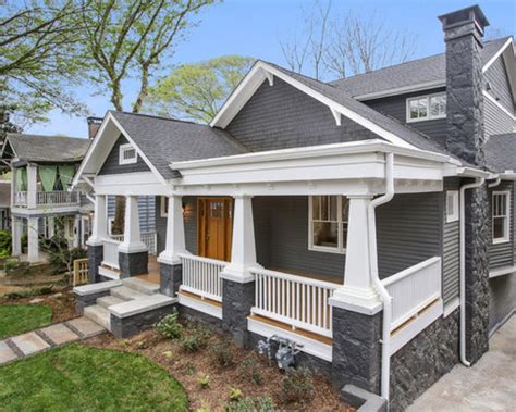 Craftsman Exterior Design Ideas Remodels And Photos With A Clipped Gable