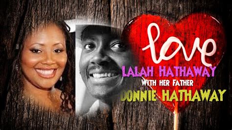lalah hathaway mirror with her father and mother youtube