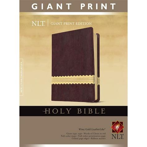 Giant Print Bible Nlt Edition 2 Hardcover