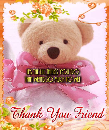 My Thank You Friend Ecard Free Friends Ecards Greeting Cards 123
