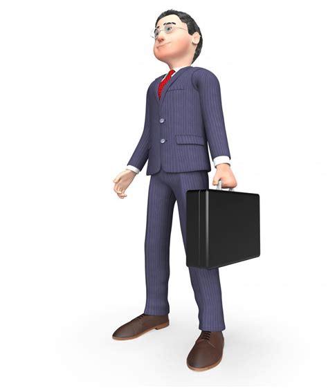 Free Stock Photo Of Standing Character Shows Business Person And Stands