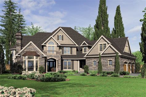 European Style House Plan 5 Beds 55 Baths 6020 Sqft Plan 48 365