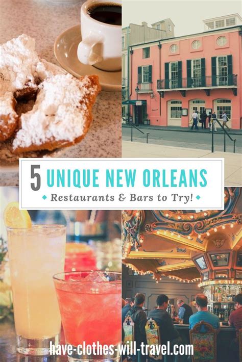 Five Unique New Orleans Restaurants And Bars To Try