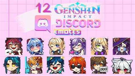 Ascension Genshin Impact Discord Emotes Made By Kiichigo Mobile Legends