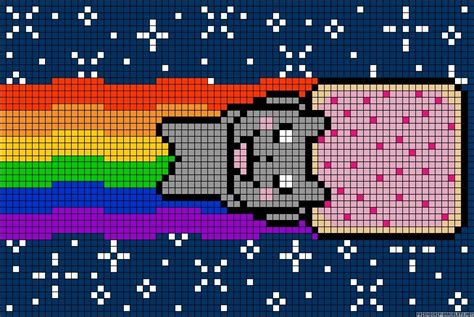 An Image Of A Pixelated Elephant With A Rainbow In The Background And