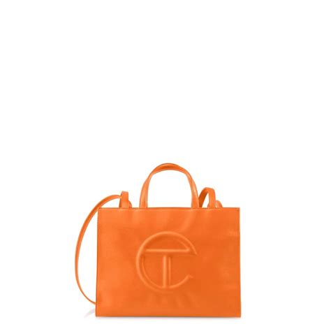 Telfar Telfar Medium Orange Shopping Bag Grailed