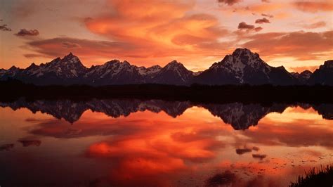 Snow Mountain Sunset Wallpaper Mountain Sunset Sunset Wallpaper