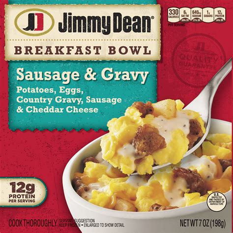 Jimmy Dean Sausage And Gravy Breakfast Bowl 7 Oz