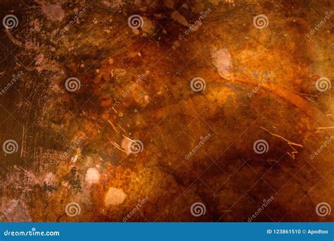 Copper Texture Weathered Aged Metal Brass Stock Photo Image Of