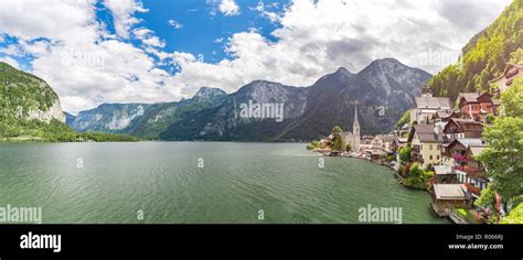 Hallstatt Village On Hallstatter Lake In Austrian Alps Beautiful Alps