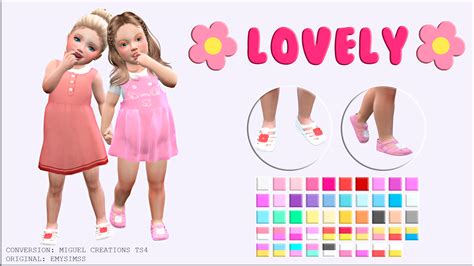 Miguel Creations Ts4 Lovely Sandals Sims Bebê The Sims Sims