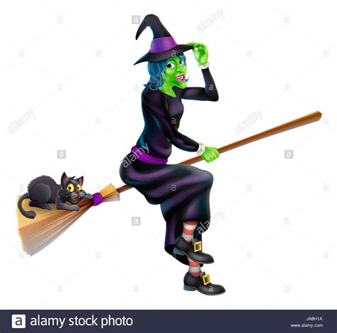 Witch On A Broom Images Free Download On Clipartmag