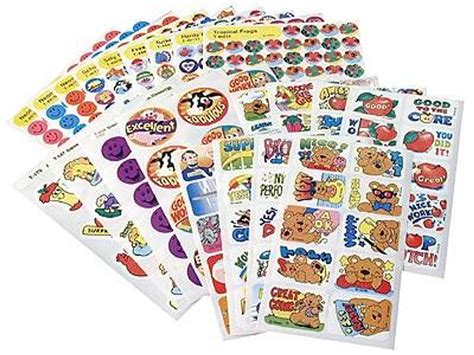Super Assortment 1000 Reward Stickers Variety Pack Sticker Stocker