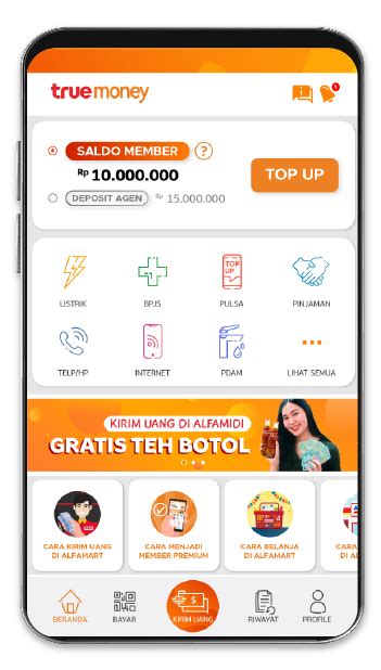 Daftar Menjadi Member Premium Aplikasi Truemoney Indonesia Truemoney