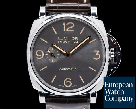 Panerai Pam00739 Luminor Due 45mm 3 Days Automatic Anthracite Dial