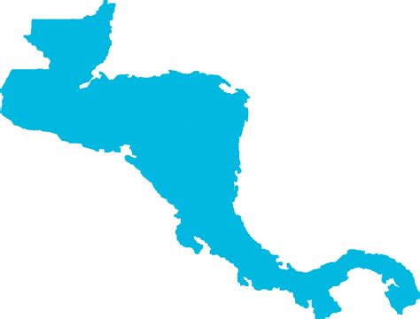 2100 X 1077 17 Central America Map Simple Clipart Ful