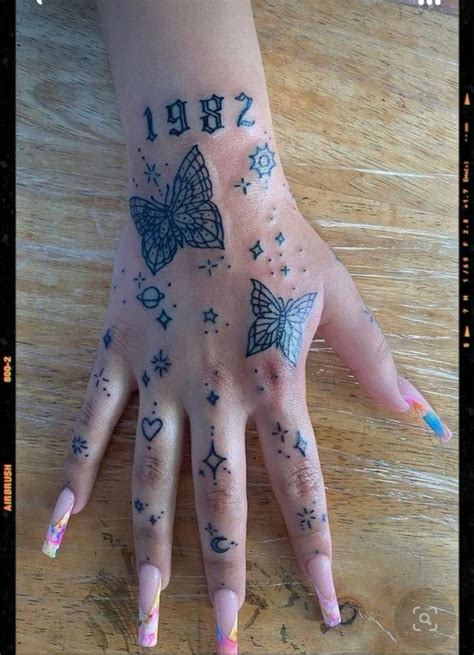Baddie Tattoo In 2022 Small Hand Tattoos Cute Hand Tattoos Pretty Hand Tattoos
