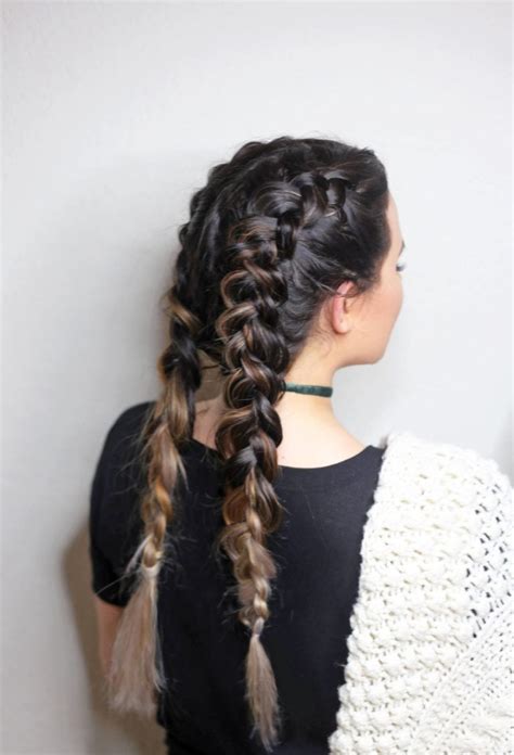 double dutch braids for beginners beauty tutorial mash elle