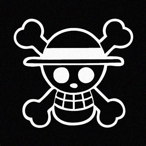 One Piece Luffy Straw Hat Pirate Anime Car Decal Sticker Cars Laptops