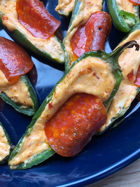 Pepperoni Jalapeño Poppers Low Carb Keto Catching Up With Nkechi