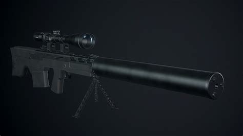 3d Model Vks Sniper Rifle Vr Ar Low Poly Cgtrader