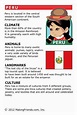 Facts about Peru | World thinking day, Geography for kids, Country studies
