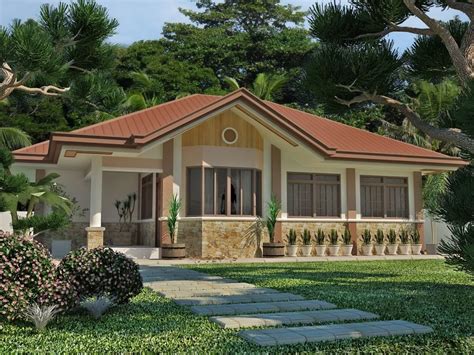 55 Simple Filipino Bungalow House Design With Floor Plan Charming Style