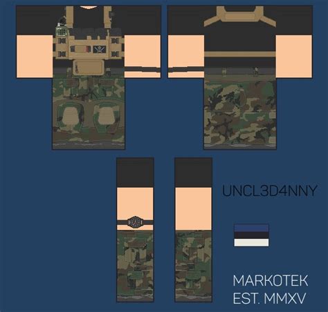 Roblox Army Uniform Template