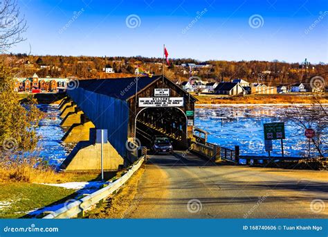Longest Covered Bridge In The World At Hartland New Brunswick Canada