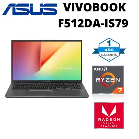 Laptop Asus Vivobook F512da Is79 Amd Ryzen 7 3700u 23 Ghz 16gb Ram