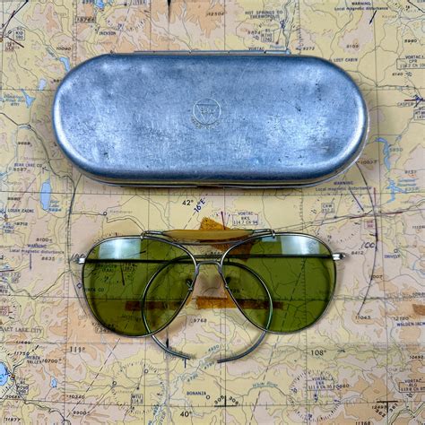 usaaf ww2 bausch and lomb aviator sunglasses mint condition the major s tailor