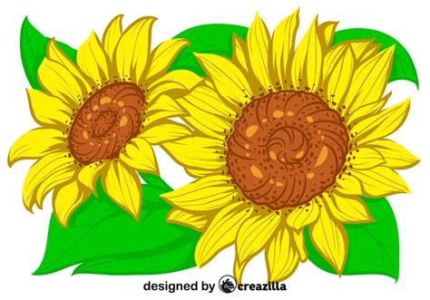 Sunflower Vector Free Download Creazilla